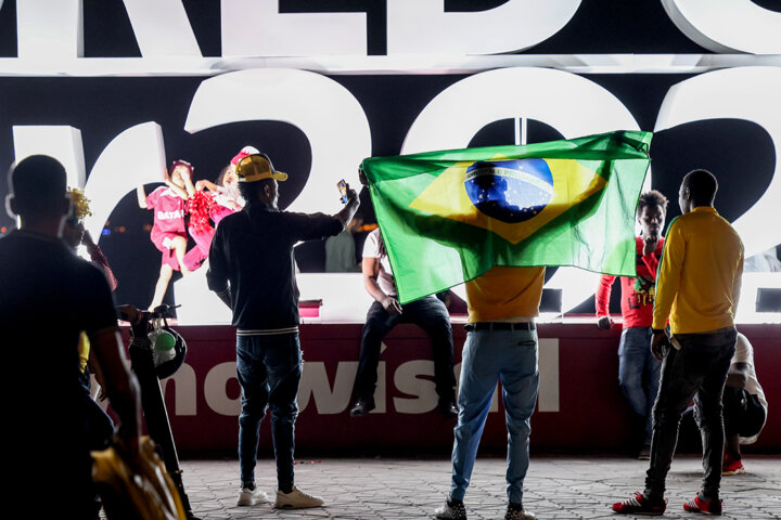 گفتوگوی خبرنگار صفحه تجارت با هواداران آرژانتین و برزیل در قطر؛