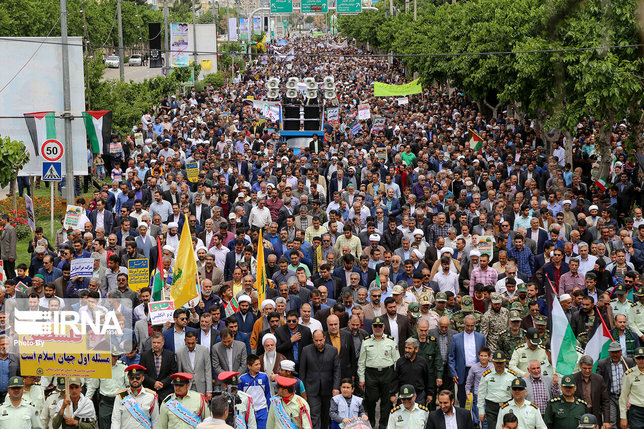 راهپیمایی جهانی روز قدس موجب دلگرمی تمام مظلومان جهان می‌شود