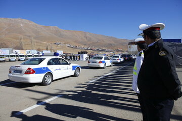 طرح نوروزی پلیس راه استان اردبیل آغاز شد