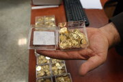 افزایش نرخ سکه در مقابل کاهش قیمت طلا در بازار تهران