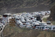 ترافیک سنگین در محورهای شمالی چالوس، هراز، فیروزکوه