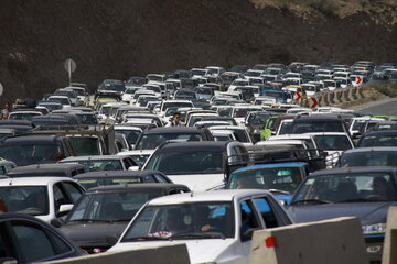 قفل ترافیک سنگین بر جاده‌های ورودی مازندران 