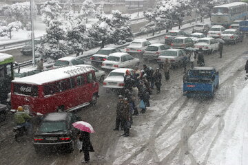 یک روز برفی در پایتخت/ پایتخت‌نشینان برای سرما و یخبندان آماده باشند 