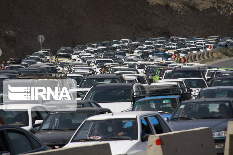 قفل ترافیک سنگین بر جاده‌های ورودی مازندران 