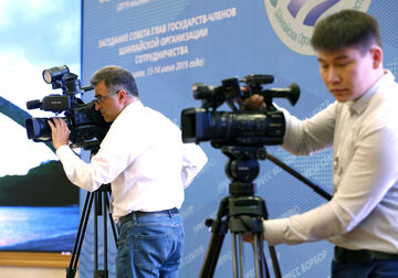 حضور ۵۲۸ خبرنگار در اجلاس شانگهای در قرقیزستان