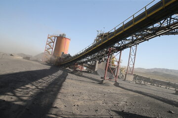 ۸.۷ میلیون تن سنگ‌آهن در مجتمع سنگان خواف برداشت شد