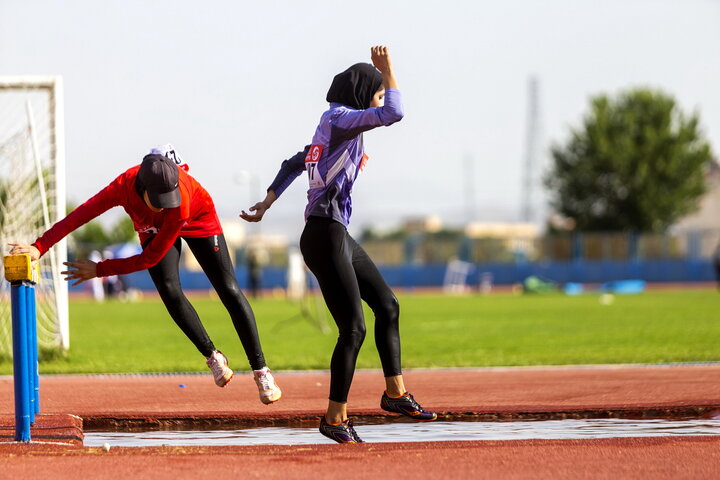 روز پایانی رقابت های دو و میدانی دختران نوجوان کشور