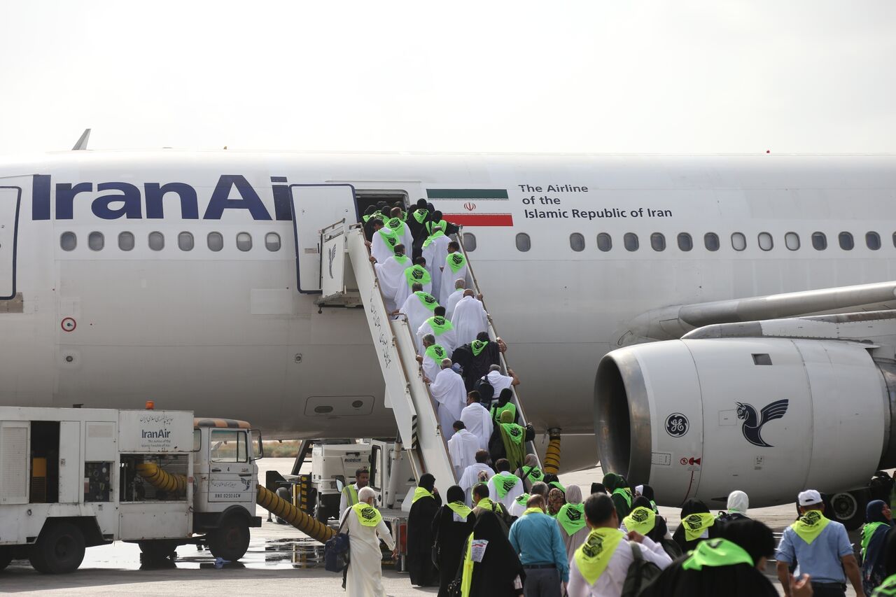 اعزام زائران ایرانی از ۱۰ فرودگاه کشور به بیت‌الله الحرام 