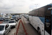 ترافیک سنگین در آزادراه های البرز 