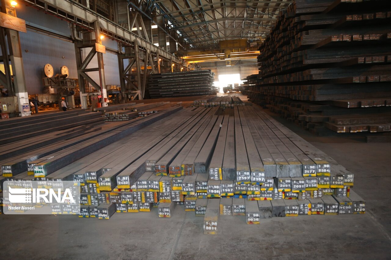 تولید بیش از ۷.۱ میلیون تن فولاد در بهار ۹۹