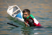 مسابقات قایقرانی تورینگ ۲۰۰ متر در جزیره هنگام برگزار شد