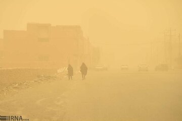 فیلم|جولان توفان گرد و غبار در منطقه سیستان