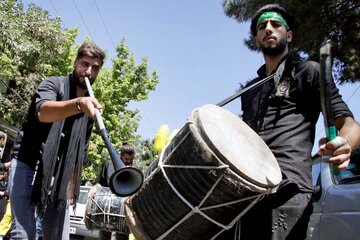 مراسم عزاداری روز تاسوعا حسینی(ع) در شهرستان ها