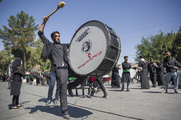 مراسم عزاداری روز تاسوعا حسینی(ع) در کرمانشاه