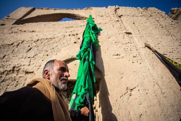 مراسم زارخاک تاسوعا در روستای قورتان