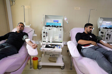 عزاداران آذربایجان‌غربی ۲۹۰۰ واحد خون اهدا کردند