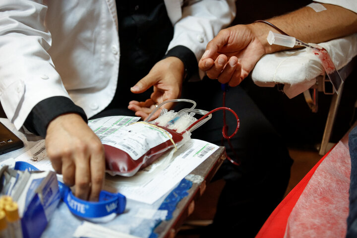 ۲۵ درصد خون اهدایی در تهران مصرف می‌شود