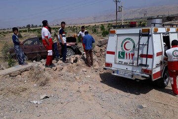 حادثه رانندگی در پارس آباد ۲ کشته و پنج مصدوم برجا گذاشت