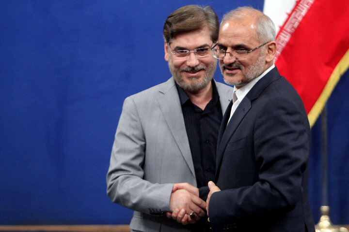 مراسم تکریم و معارفه دبیر هیات دولت