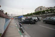 «بی‌توجهی به جلو» علت ۵۰ درصد از تصادفات تهران در نوروز