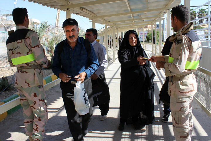 ۱۰ هزار زائر از مرز خسروی عازم عراق شدند