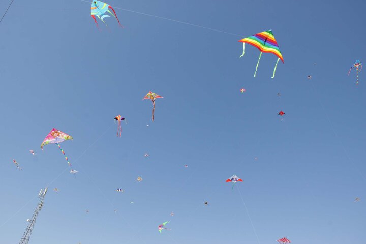 جشن بادبادک ها در قشم برگزار شد