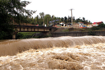 هواشناسی مازندران نسبت به سیلابی شدن رودخانه‌ها هشدار داد