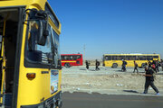۷۰ دستگاه اتوبوس درون شهری در مهران مستقر شدند