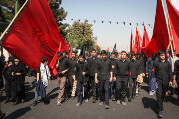 تمهیدات ترافیکی پلیس راهور پایتخت در زمان برگزاری مراسم جاماندگان اربعین حسینی 