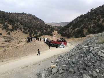 ۲ تصادف جاده‌ای در محورهای استان سمنان یک کشته و چهار مصدوم داشت