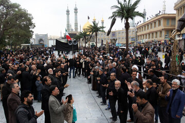 قم در سالروز شهادت امام رئوف به سوگ نشست