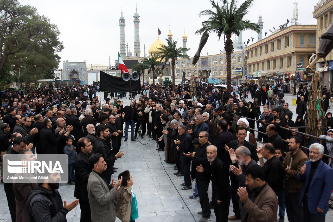 قم در سالروز شهادت امام رئوف به سوگ نشست