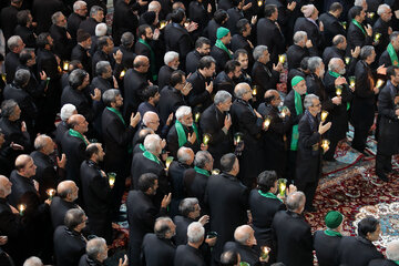 آیین شهادت امام رضا(ع) در حوزه علمیه همدان برگزار شد