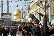 قم در سالروز شهادت امام حسن عسکری(ع) سوگوار شد