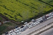 موج بازگشت مسافران، ترافیک در جاده‌های مازندران را سنگین کرد