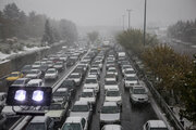  ترافیک سنگین در ۵ محور خروجی تهران
