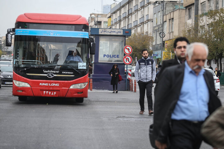 سرویس دهی شرکت واحد اتوبوسرانی تهران به راهپیمایان روز جهانی قدس