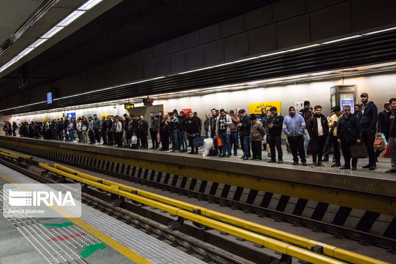 افزایش ساعت کار مترو تا 24 در ایام سوگواری پیش رو