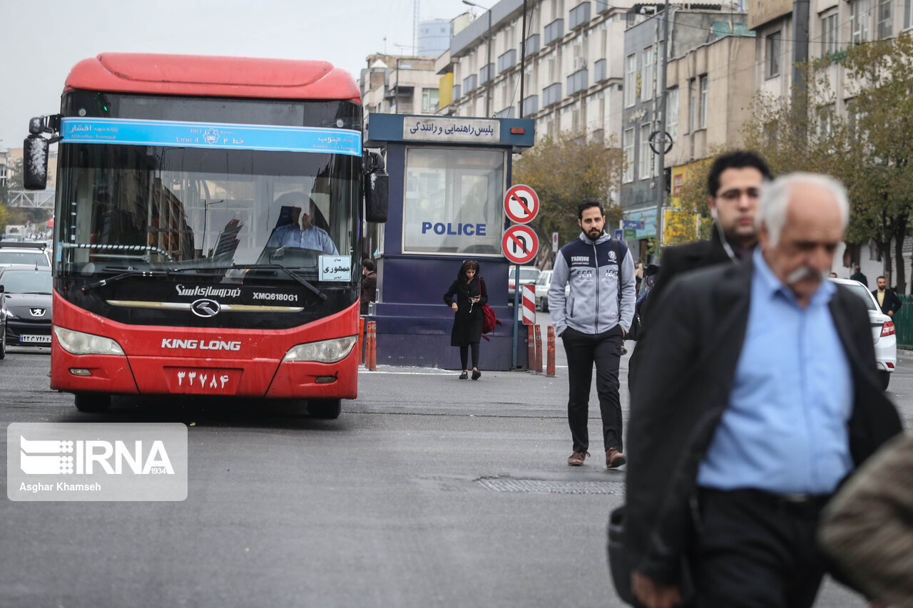 سرویس دهی شرکت واحد اتوبوسرانی تهران به راهپیمایان روز جهانی قدس
