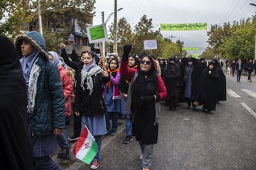 راهپیمایی در گنبدکاووس