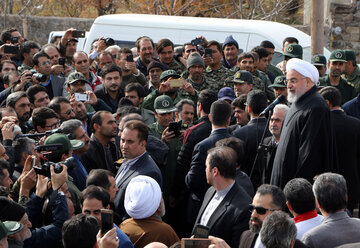 بازدید رییس جمهور از روستای دستجرد