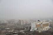 غبار رقیق استان همدان را فرا گرفته است