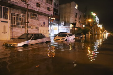 استاندار:آمادگی دستگاهها در خوزستان متناسب با میزان بارش‌ها نبود