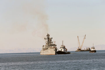 ورود ناوگان دریایی روسیه به بندر چابهار