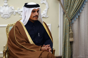 دیدار وزیر امور خارجه قطر با رییس جمهوری
