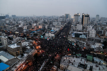 تشییع پیکر شهید سپهبد قاسم سلیمانی در مشهد