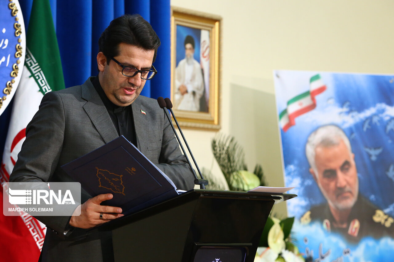 متحدث الخارجية : عشّاق الشهيد سليماني لديهم الحق في تحديد طبيعة الانتقام لدمائه متحدث الخارجية : عشّاق الشهيد سليماني لديهم الحق في تحديد طبيعة الانتقام لدمائه
