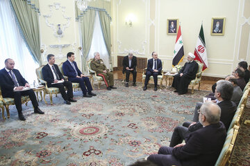 دیدار نخست وزير سوريه با روحانی