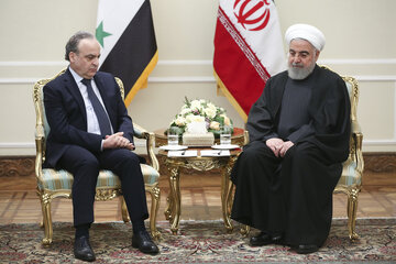 دیدار نخست وزير سوريه با روحانی
