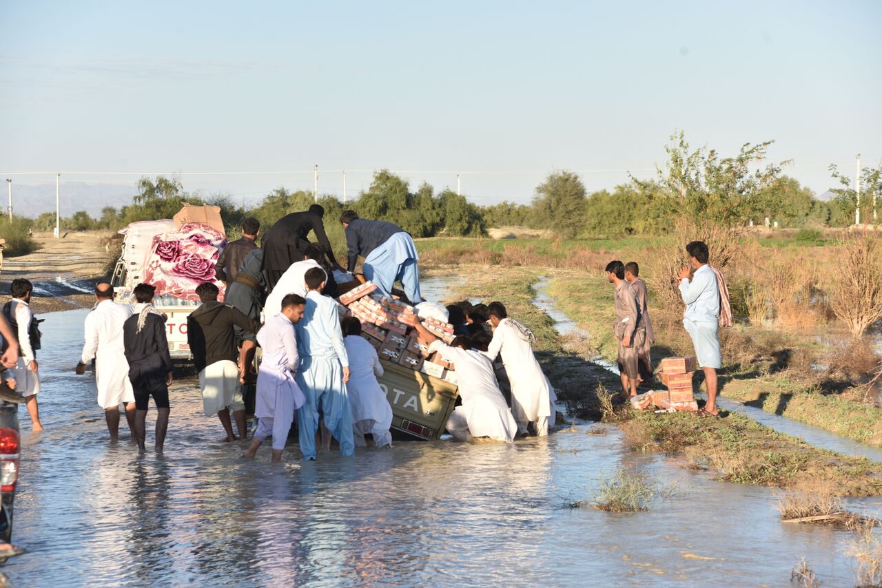 آماده‌باش کامل هلال احمر در مناطق سیل‌زده استان سیستان و بلوچستان